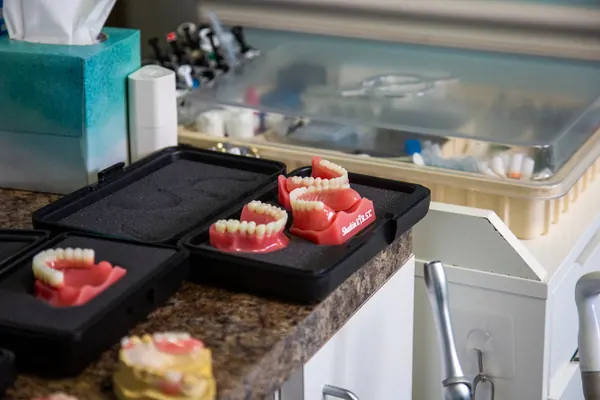 Dental arch models produced in the in-house laboratory